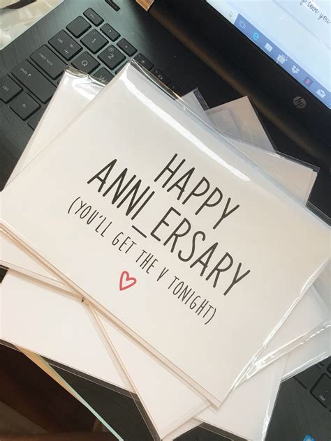 Funny Sex Happy Anniversary Card For Boyfriend Boyfriend Etsy