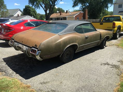 72 Cutlass S 2dr Fastback Project Or Parts Car For Sale