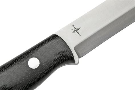 Bark River Aurora Scandi CPM 3V Black Canvas Micarta Faca Fixa