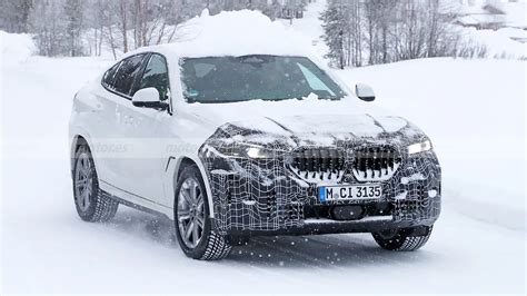 Bmw X6 Facelift 2023 Primeras Fotos Espía Interior Incluido Del Renovado Suv Coupé