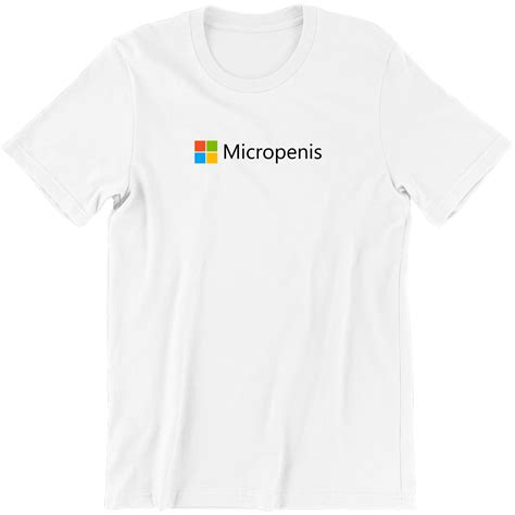 Micropenis MICROSOFT ZABAWNA KOSZULKA PREZENT na URODZINY hobby.clth