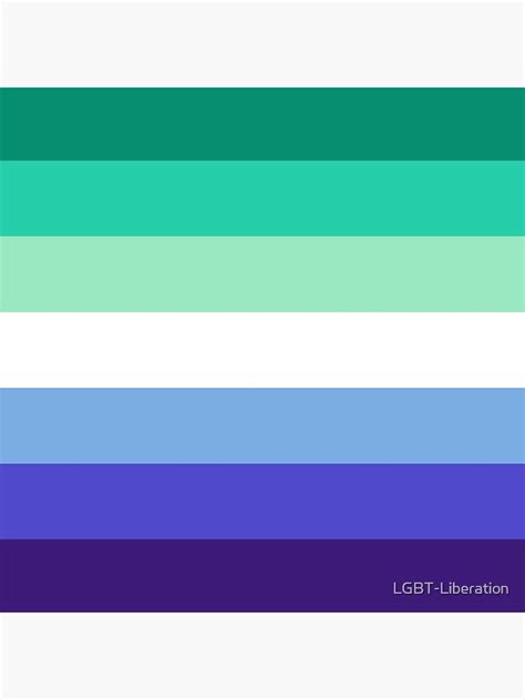 Gay Mlm Flag Poster For Sale By Lgbt Liberation Redbubble