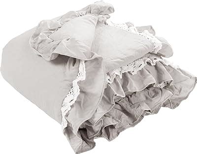 Amazon Lush Decor Ella Vintage Chic Ruffle Lace Blanket X