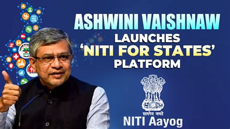 LIVE Union Minister Ashwini Vaishnaw Launches NITI Aayogs NITI For