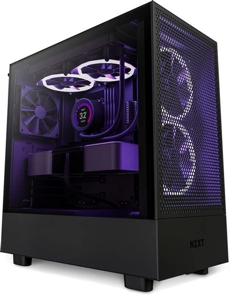 Корпус NZXT H5 Flow Edition Black (CC-H51FB-01) – фото, отзывы ...