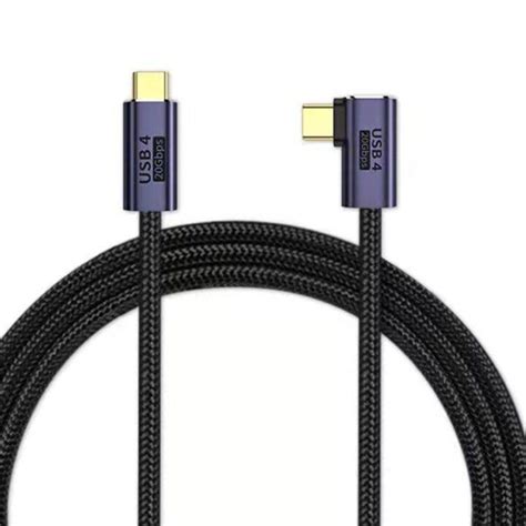 Usb C To Usb C Cable W Nylon Braided Fast Charging Cord Gbps High