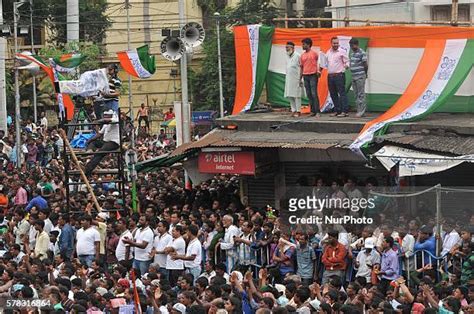 128 Mamata Banerjee Addresses Tmc Martyrs Day Rally At Esplanade Stock