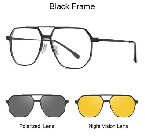 Sunglasses For Men Polarised Magnetic Sunglasses Frame Night Glasses ...