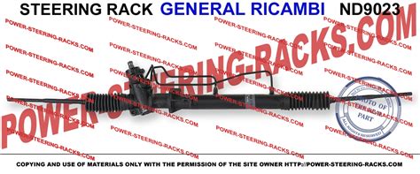 ND9023 - Power Steering Racks and oil seals