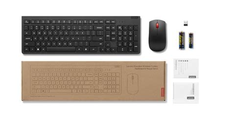 Lenovo Essential Wireless Combo Keyboard And Mouse Gen2