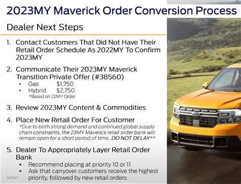 Finally OFFICIAL 2023 Ford Maverick Ordering Information FAQ