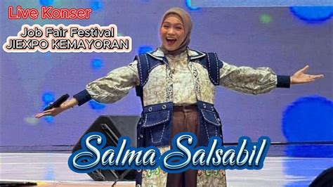 Salma Salsabil Live Konser Pada Festival Pelatihan Vokasi Dan Job Fair