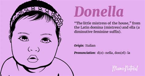 Donella Name Meaning, Origin, Popularity, Girl Names Like Donella ...