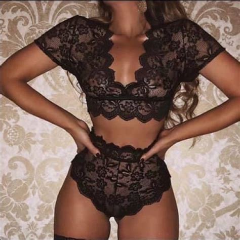 Intimates Sleepwear Sexy Piece Lace Lingerie Set Poshmark