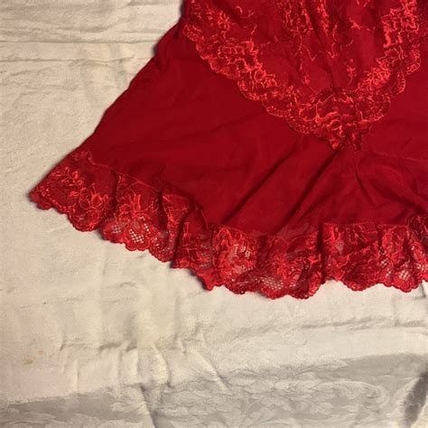 Intimates Sleepwear Red Lace Lingerie Poshmark