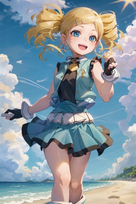 Ppgzbb Blue Eyes Blonde Hair Image Created By Tensor Art