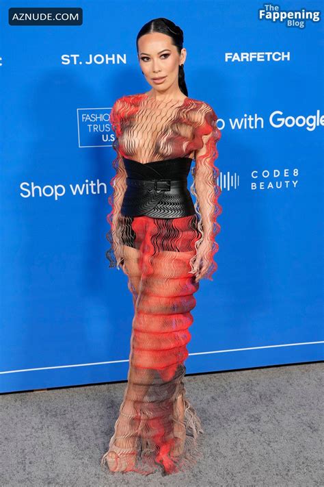 Christine Chiu Sexy Shows Off Her Hot Tits At The Fashion Trust U S Awards In Los Angeles Aznude