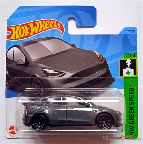 Hot Wheels HW Green Speed Tesla Model Y ManóShop webár