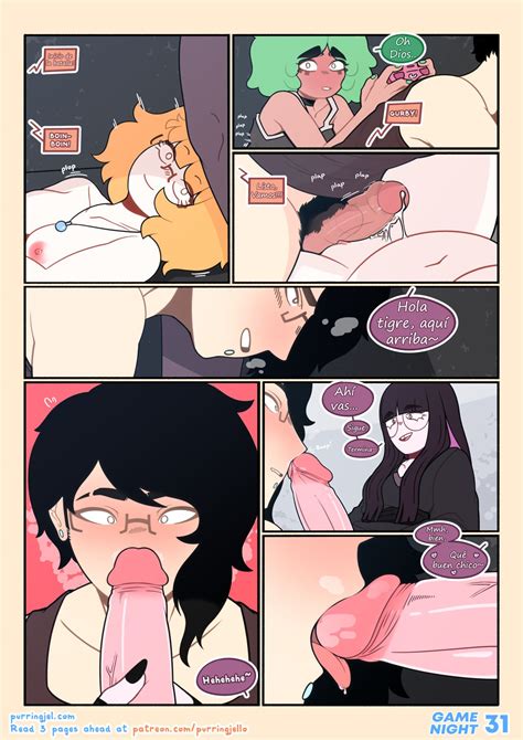 Purringjello Game Night Comic Porn