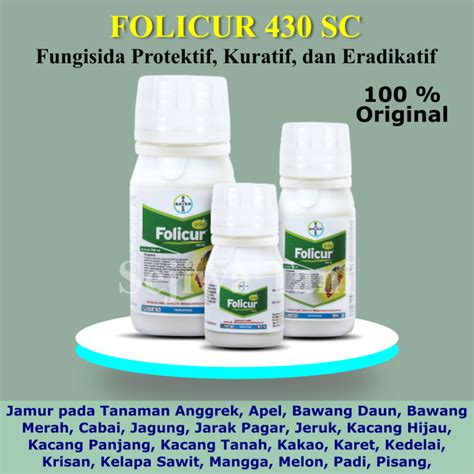 Folicur Gold 430 SC 60 Ml Fungisida Tebukonazol Mengendalikan