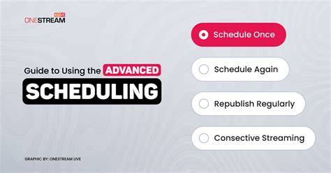 Advanced Scheduling For Live Streaming Ultimate Guide