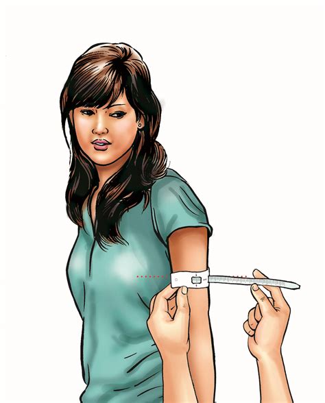 Adolescent Health - Measuring Mid-Upper Arm Circumference on adolescent