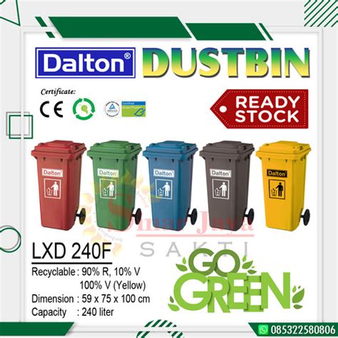 Jual Dustbin Hdpe Tong Sampah Tempat Sampah Dalton Liter