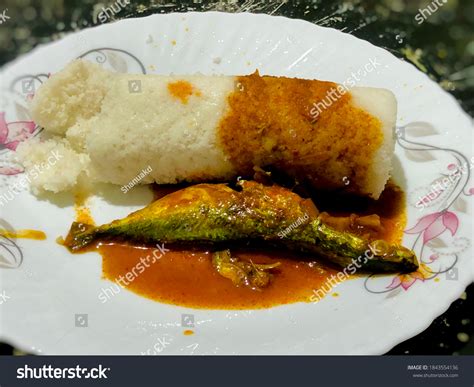 Kerala Style Food Puttu Fish Curry Stock Photo 1843554136 Shutterstock