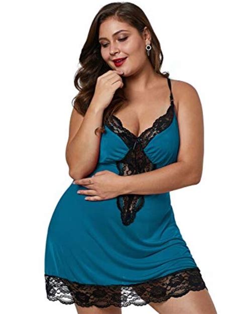Buy Lime Flare Sexy Plus Size Silk Nighty Chemise Satin Lingerie Sets S X Online Topofstyle