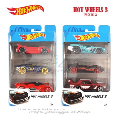 Jual Hot Wheels 3 Cars Gift Pack Pak Isi 3 Mobil Random Hotwheels