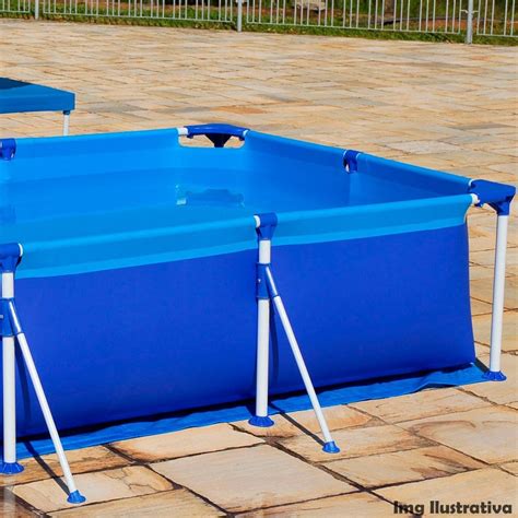 Kit Piscina Premium Mor Litros Pvc Tripla Camada Capa R