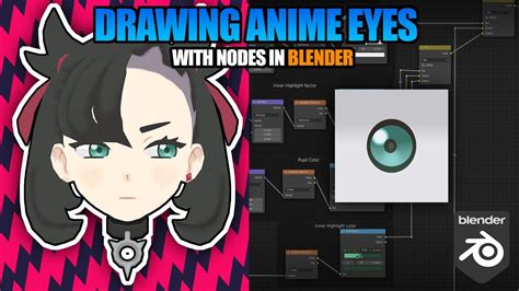 Drawing Anime Eyes With Nodes Blender Youtube