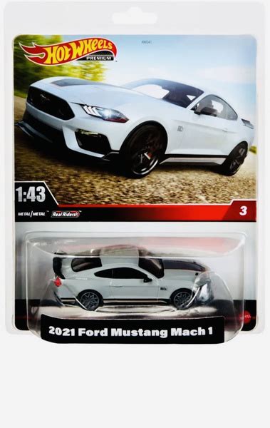Машинка Hot Wheels Premium Real Riders 1 43 Ford Mustang Mach 1 Хот Вилс Премиум купить с