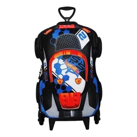 Mochila Escolar 3 D Hot Wheels Terrain Storm Rodinhas Lanche Shopee Brasil