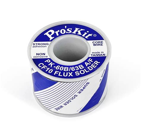 Припой Proskit Sn60Pb40 с флюсом CF10 0,5 мм 0,25 кг PK-60B05F по ...