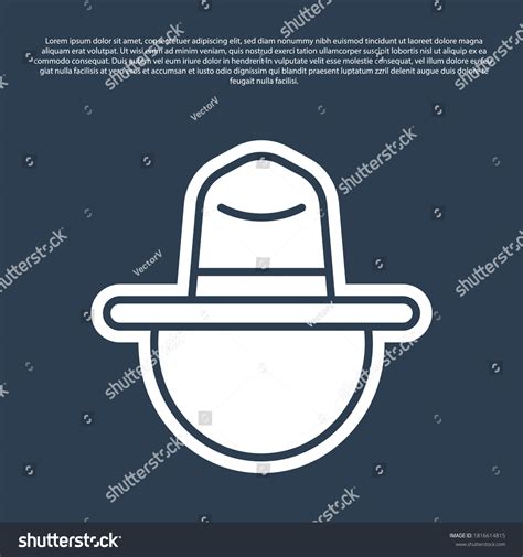 Blue Line Canadian Ranger Hat Uniform Stock Vector Royalty Free