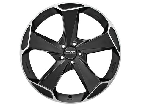 Диск литой R20 9.5J 5x120/72.56 ET40 OZ Aspen HLT Matt Black Diamond ...