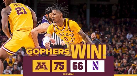 Highlights Gopher Basketball Wins Overtime Thriller Over Northwestern