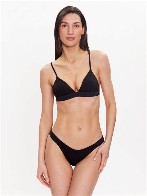 Calvin Klein Swimwear Bikini Unterteil KW0KW02034 Schwarz Modivo At