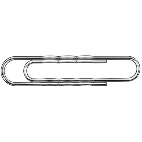 Essentials Paperclip Giant Wavy Pack Of 100 32501 Hunt Office UK