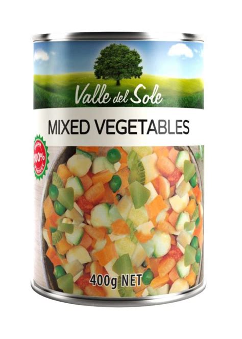 Valle Del Sole Vds Mixed Vegetables G Litmo Trading Pty Ltd Food