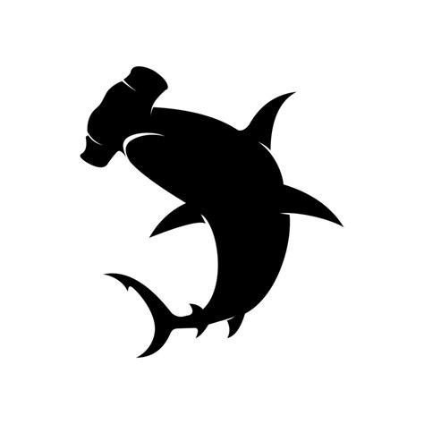 Hammerhead Shark Silhouette Vector Art, Icons, and Graphics for Free ...