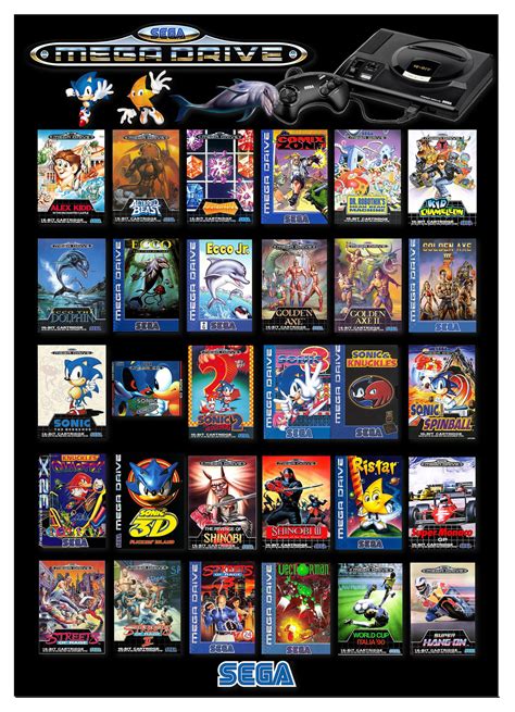 Sega Mega Drive Classic 16 Bit Games By Gikestheasd On Deviantart