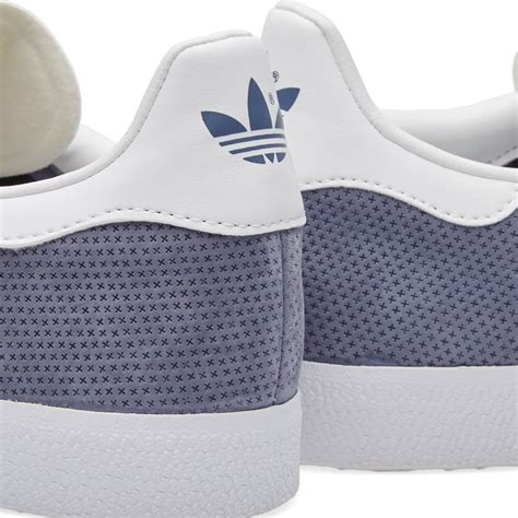 Adidas Gazelle Super Purple And White End Us