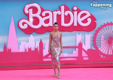 Dua Lipa Displays Her Sexy Tits At The Barbie European Premiere In London 64 Photos