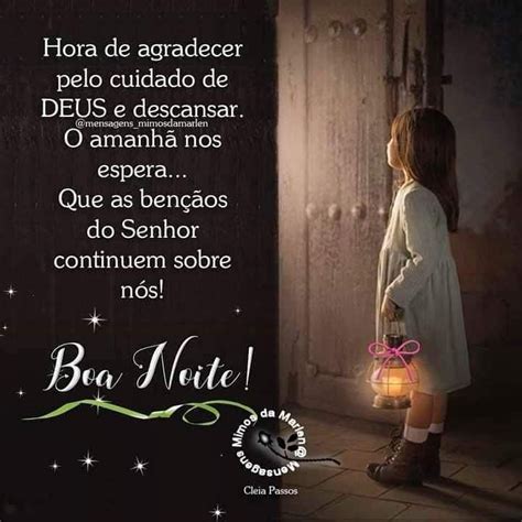 A Partir De Qual Horario É Boa Noite - Boa noite-Frase-Hora de agradecer pelo cuidado de Deus e descansar. O ...