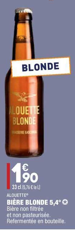 Promo Bi Re Blonde Alouette Chez Aldi Icatalogue Fr