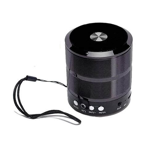 Ws 887 Mini Metal Wireless Bluetooth Speaker Black