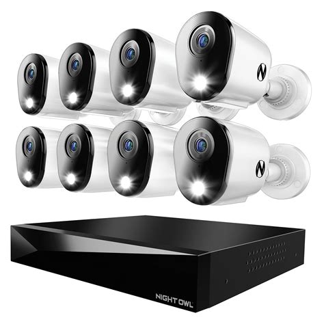 2-Way Audio 12 Channel DVR Security System with 2TB Hard Drive and 8 W ...