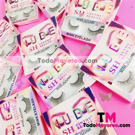 Caja de 10 Pares Pestañas New Nude Mink Eyelash 3D a la moda mayoreo